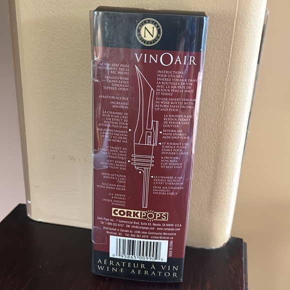 Cork Pops VinOair Aerator - Picture 2 of 6
